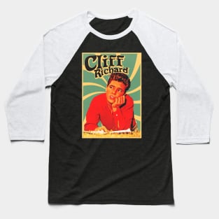 Cliff Richard // Vintage 1960s Fan Design Baseball T-Shirt